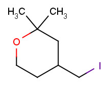 1314398-12-3 4-(iodomethyl)-2,2-dimethyloxane chemical structure