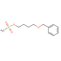 121683-04-3 4-phenylmethoxybutyl methanesulfonate chemical structure