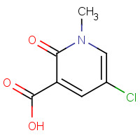101384-60-5 5-chloro-1-methyl-2-oxopyridine-3-carboxylic acid chemical structure