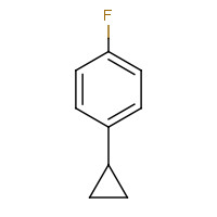 18511-60-9 1-cyclopropyl-4-fluorobenzene chemical structure
