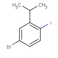 1147014-97-8 4-bromo-1-iodo-2-propan-2-ylbenzene chemical structure
