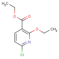 872355-43-6 ethyl 6-chloro-2-ethoxypyridine-3-carboxylate chemical structure