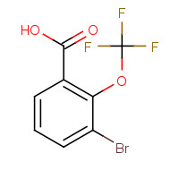 403646-45-7 3-bromo-2-(trifluoromethoxy)benzoic acid chemical structure