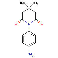 544445-46-7 1-(4-aminophenyl)-4,4-dimethylpiperidine-2,6-dione chemical structure