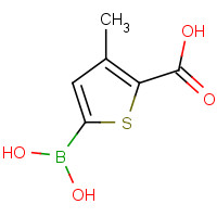 1190830-77-3 5-borono-3-methylthiophene-2-carboxylic acid chemical structure