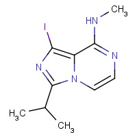 1414938-27-4 1-iodo-N-methyl-3-propan-2-ylimidazo[1,5-a]pyrazin-8-amine chemical structure