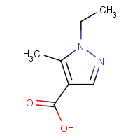 887408-72-2 1-ethyl-5-methylpyrazole-4-carboxylic acid chemical structure
