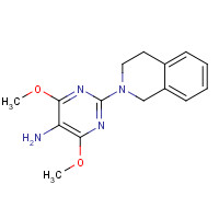 1093352-31-8 2-(3,4-dihydro-1H-isoquinolin-2-yl)-4,6-dimethoxypyrimidin-5-amine chemical structure