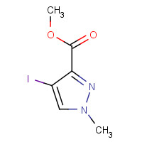 75092-25-0 methyl 4-iodo-1-methylpyrazole-3-carboxylate chemical structure