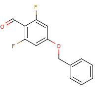 918524-93-3 2,6-difluoro-4-phenylmethoxybenzaldehyde chemical structure