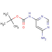 1330532-98-3 tert-butyl N-(6-aminopyrimidin-4-yl)carbamate chemical structure