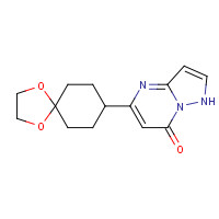 1251731-44-8 5-(1,4-dioxaspiro[4.5]decan-8-yl)-1H-pyrazolo[1,5-a]pyrimidin-7-one chemical structure