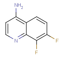 1189107-49-0 7,8-difluoroquinolin-4-amine chemical structure