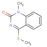 19577-74-3 1-methyl-4-methylsulfanylquinazolin-2-one chemical structure