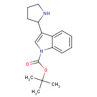 885272-31-1 tert-butyl 3-pyrrolidin-2-ylindole-1-carboxylate chemical structure