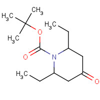 1148130-16-8 tert-butyl 2,6-diethyl-4-oxopiperidine-1-carboxylate chemical structure
