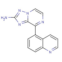1360612-86-7 8-quinolin-5-yl-[1,2,4]triazolo[1,5-a]pyrazin-2-amine chemical structure