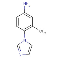 461664-00-6 4-imidazol-1-yl-3-methylaniline chemical structure