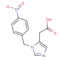 184872-04-6 2-[3-[(4-nitrophenyl)methyl]imidazol-4-yl]acetic acid chemical structure