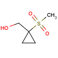 1427028-11-2 (1-methylsulfonylcyclopropyl)methanol chemical structure