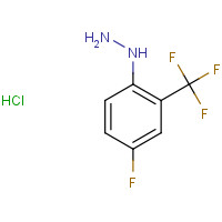 502496-21-1 [4-fluoro-2-(trifluoromethyl)phenyl]hydrazine;hydrochloride chemical structure