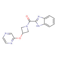 1350605-92-3 1H-benzimidazol-2-yl-(3-pyrazin-2-yloxyazetidin-1-yl)methanone chemical structure