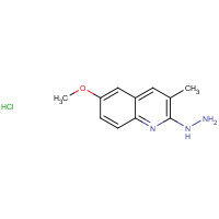 1017360-52-9 (6-methoxy-3-methylquinolin-2-yl)hydrazine;hydrochloride chemical structure