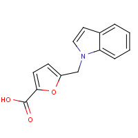 876881-48-0 5-(indol-1-ylmethyl)furan-2-carboxylic acid chemical structure