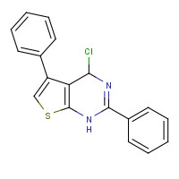 1432060-97-3 4-chloro-2,5-diphenyl-1,4-dihydrothieno[2,3-d]pyrimidine chemical structure