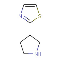 630121-89-0 2-pyrrolidin-3-yl-1,3-thiazole chemical structure