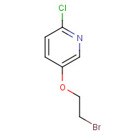 1018974-75-8 5-(2-bromoethoxy)-2-chloropyridine chemical structure