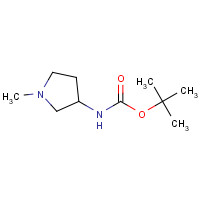 748184-01-2 tert-butyl N-(1-methylpyrrolidin-3-yl)carbamate chemical structure