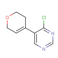 1227177-46-9 4-chloro-5-(3,6-dihydro-2H-pyran-4-yl)pyrimidine chemical structure
