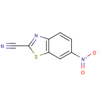 188672-83-5 6-nitro-1,3-benzothiazole-2-carbonitrile chemical structure