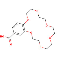 60835-75-8 2,5,8,11,14,17-hexaoxabicyclo[16.4.0]docosa-1(18),19,21-triene-20-carboxylic acid chemical structure