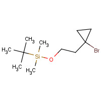923032-65-9 2-(1-bromocyclopropyl)ethoxy-tert-butyl-dimethylsilane chemical structure