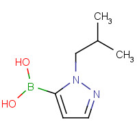 847818-64-8 [2-(2-methylpropyl)pyrazol-3-yl]boronic acid chemical structure