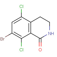 1616289-35-0 7-bromo-5,8-dichloro-3,4-dihydro-2H-isoquinolin-1-one chemical structure
