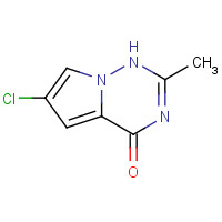 1198475-30-7 6-chloro-2-methyl-1H-pyrrolo[2,1-f][1,2,4]triazin-4-one chemical structure