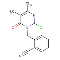 844843-50-1 2-[(2-chloro-4,5-dimethyl-6-oxopyrimidin-1-yl)methyl]benzonitrile chemical structure