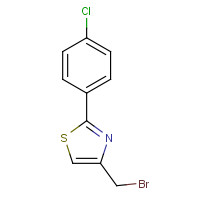 835346-86-6 4-(bromomethyl)-2-(4-chlorophenyl)-1,3-thiazole chemical structure