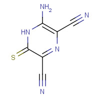 94053-73-3 2-amino-6-sulfanylidene-1H-pyrazine-3,5-dicarbonitrile chemical structure