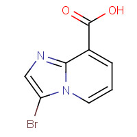 1116691-26-9 3-bromoimidazo[1,2-a]pyridine-8-carboxylic acid chemical structure