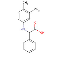 725252-91-5 2-(3,4-dimethylanilino)-2-phenylacetic acid chemical structure