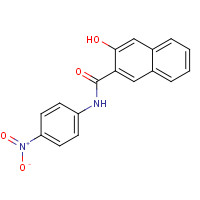 2208-20-0 3-hydroxy-N-(4-nitrophenyl)naphthalene-2-carboxamide chemical structure