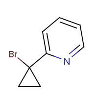 198759-65-8 2-(1-bromocyclopropyl)pyridine chemical structure