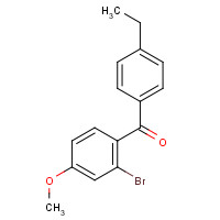 1022983-60-3 (2-bromo-4-methoxyphenyl)-(4-ethylphenyl)methanone chemical structure