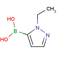 1095080-54-8 (2-ethylpyrazol-3-yl)boronic acid chemical structure