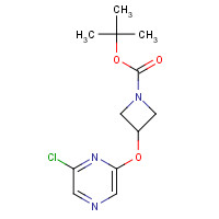 1147998-37-5 tert-butyl 3-(6-chloropyrazin-2-yl)oxyazetidine-1-carboxylate chemical structure