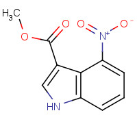 109175-08-8 methyl 4-nitro-1H-indole-3-carboxylate chemical structure